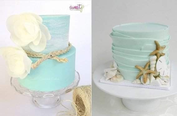 Temática playa: pasteles 🍰 6