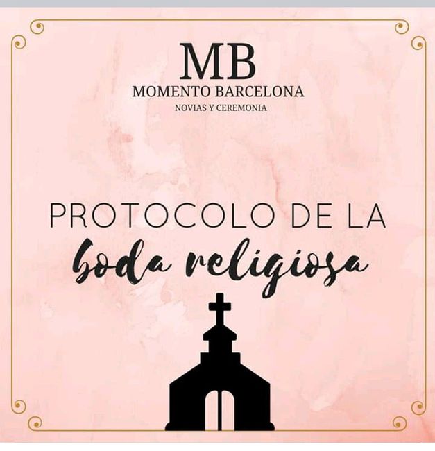 Boda religiosa,el protocolo 1