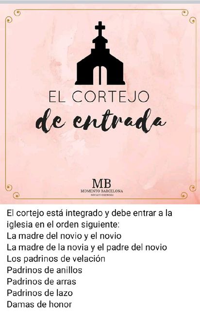 Boda religiosa,el protocolo - 2