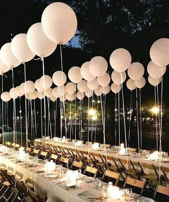 Utiliza globos en la decoración 🎈🎈 2