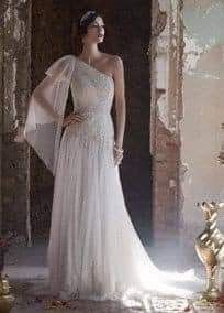 Vestidos con escote asimétrico y barco 5