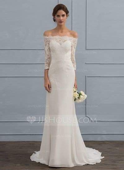 Vestidos con escote asimétrico y barco 21