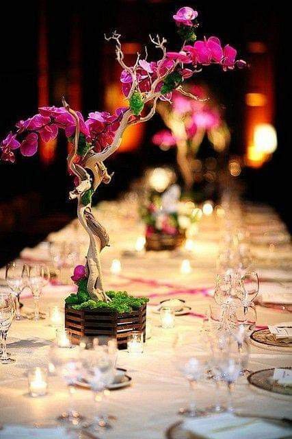 Centros de mesa con orquídeas 3