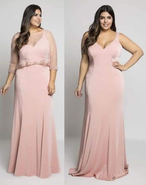 Damas curvy en rosa 2