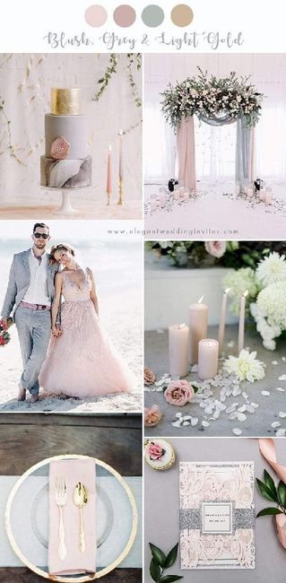 Decora tu boda en gris y rosa 7