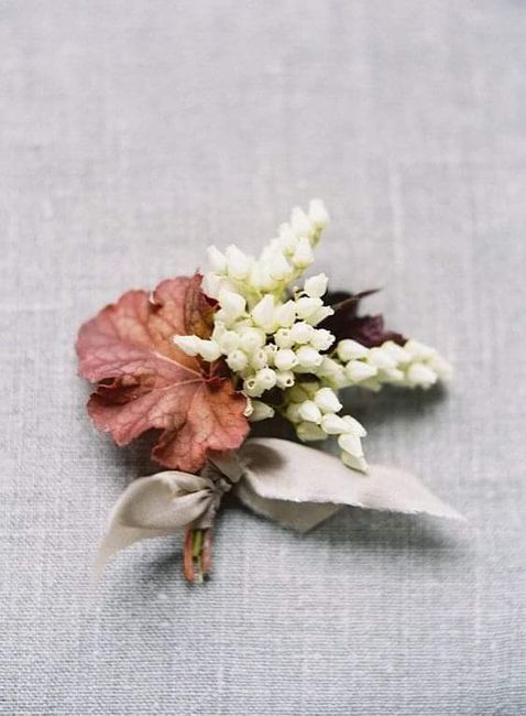 Otoño: elementos clásicos que complementan un boutonniere 2