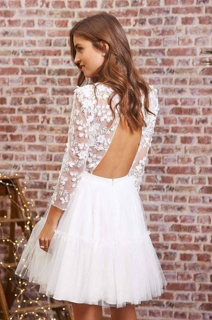 Boda civil: hermosos escotes 2