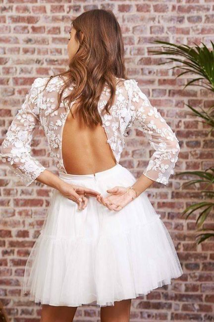 Boda civil: hermosos escotes 6