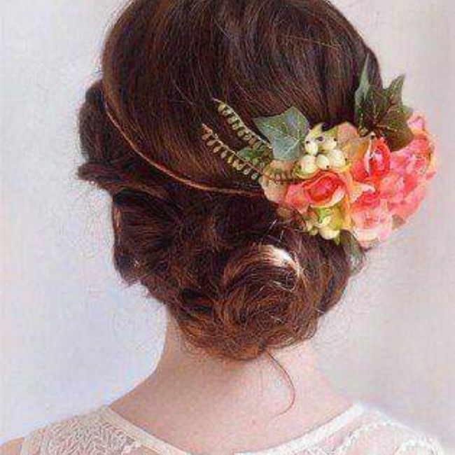 Color y flores en tu peinado 3