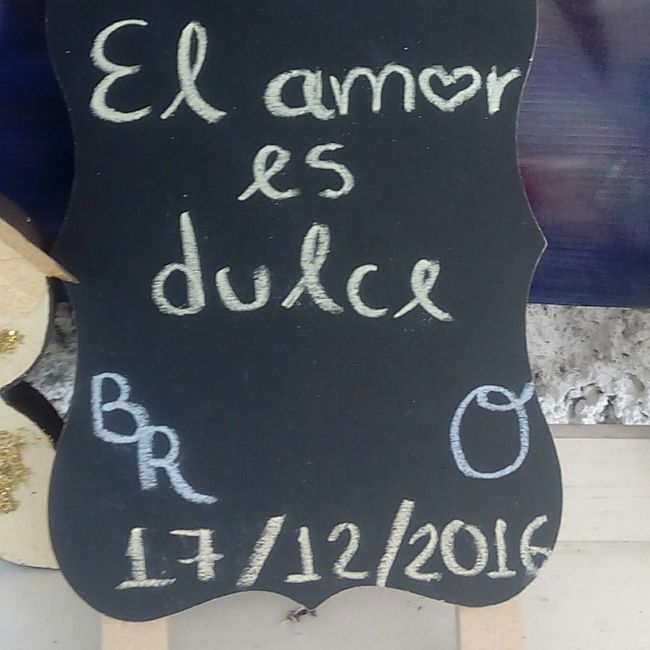 Vota: ¿Qué frase pondrías en tu mesa de dulces? 5