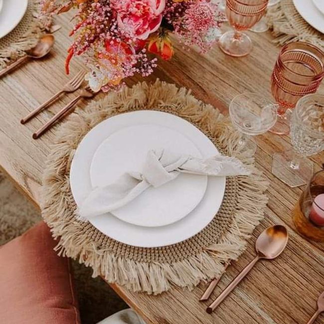 Tendencia: bajoplatos de rafia 3