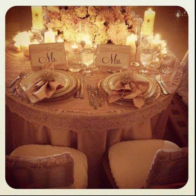 Letras en la mesa de los novios 4