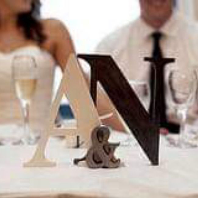 Letras en la mesa de los novios 7