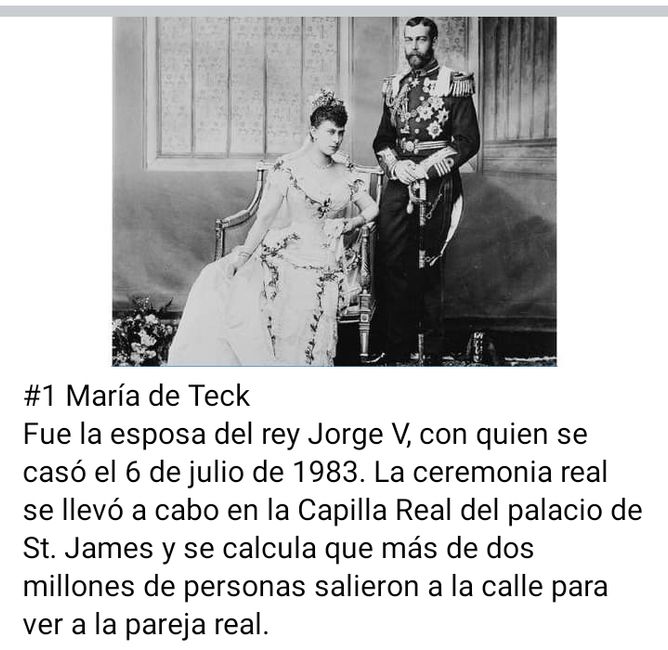 5 generaciones de vestidos de la realeza - 2
