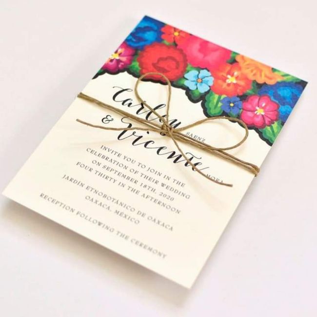 Invitaciones con acentos mexicanos 4