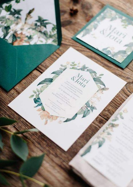 Colores joya en tus invitaciones - 2