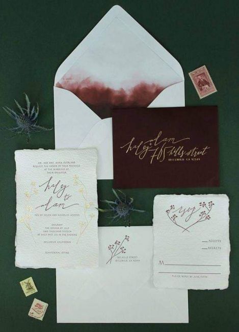 Colores joya en tus invitaciones - 3