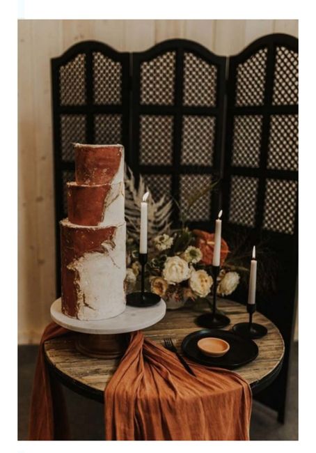 Tu boda con acentos de color terracota 2