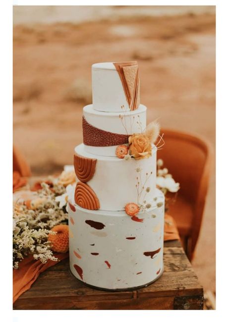Tu boda con acentos de color terracota 5