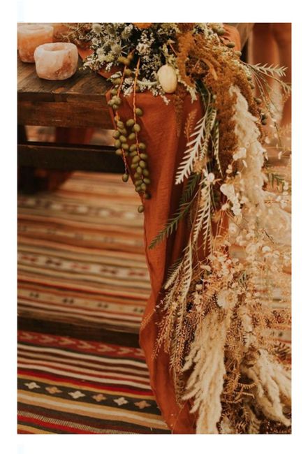 Tu boda con acentos de color terracota 9