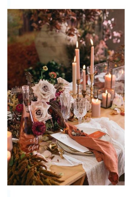 Tu boda con acentos de color terracota 19