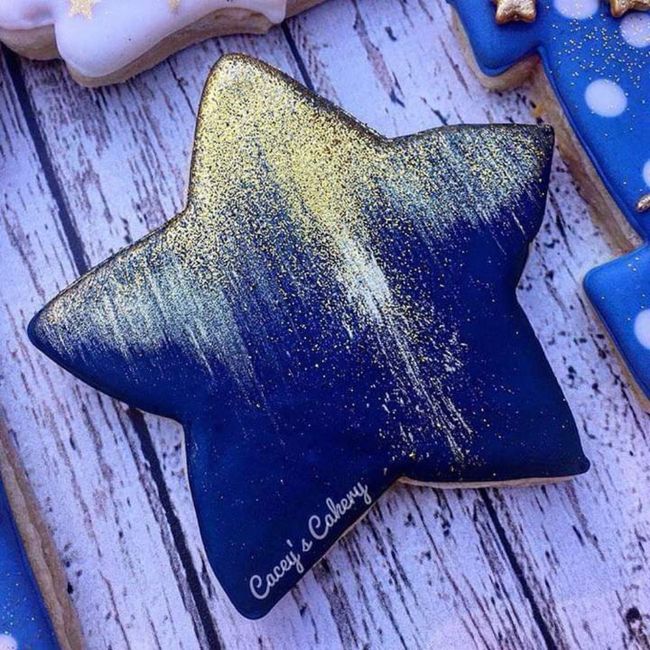 Tema luna y estrellas: galletas 🌟🌟🌜🌜🌟🌟 9