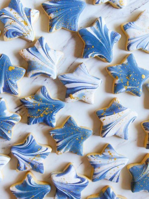Tema luna y estrellas: galletas 🌟🌟🌜🌜🌟🌟 10
