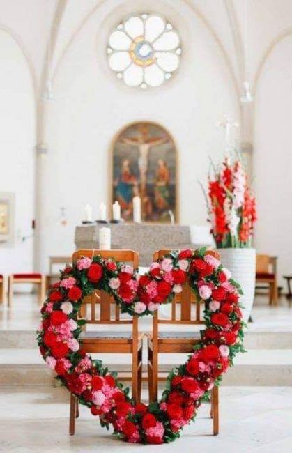 Los asientos de los novios en la ceremonia 2