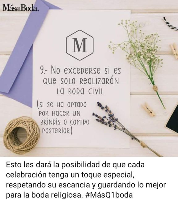 ¿Tu boda será solo por el civil? 10
