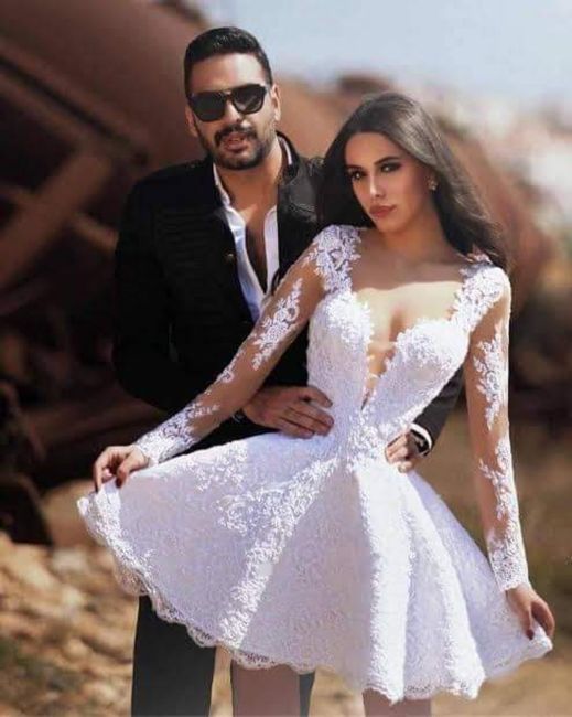 Vestidos cortos para novias 3