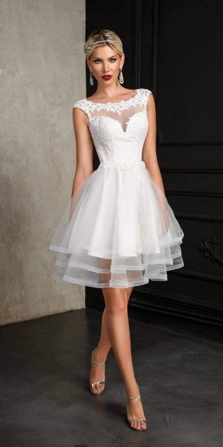 Vestidos cortos para novias 5