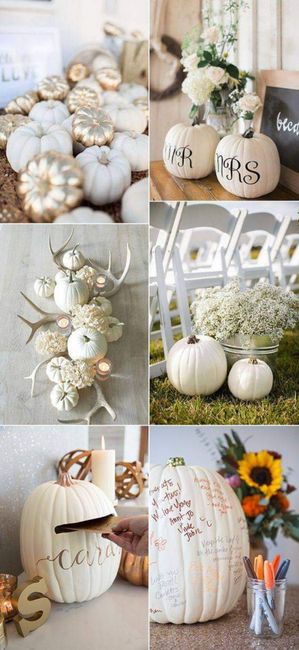 Otoño:unas calabazas como decoración 5