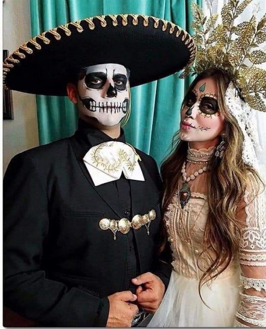 Día de muertos:look de novios 💀 4