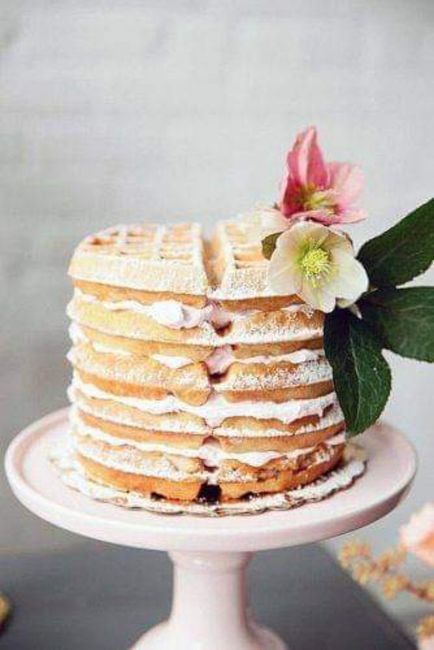 Boda de día: Waffle Wedding Cake 1