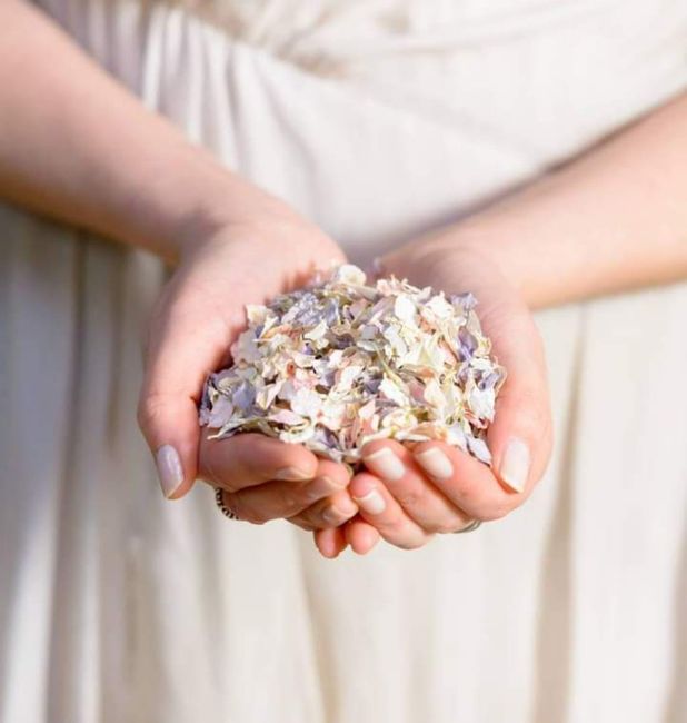 Pétalos como confeti en tu boda - 5