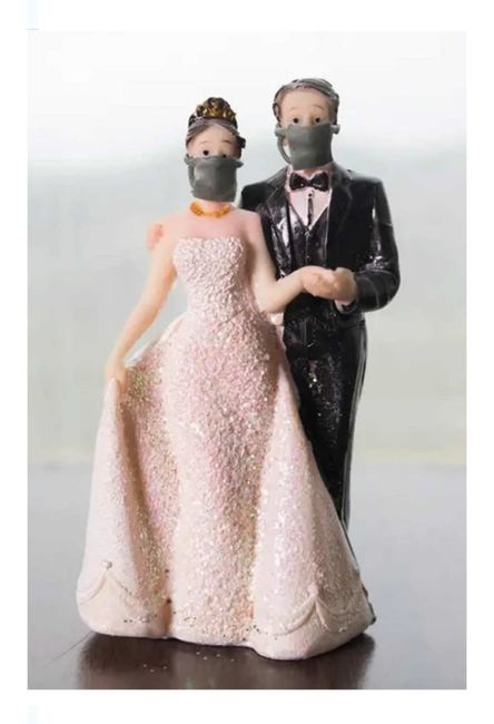 Boda en pandemia: muñequitos para el pastel 14