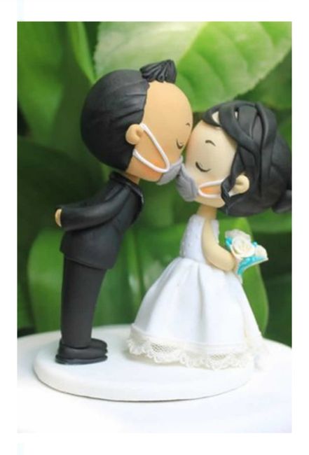 Boda en pandemia: muñequitos para el pastel 18