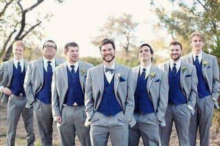 Boda en color azul rey 12