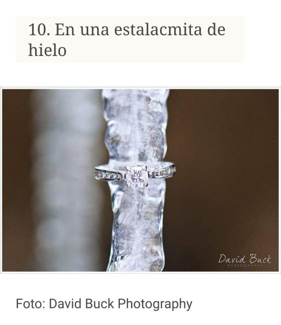 Invierno:anuncia tu compromiso ❄️💍 10