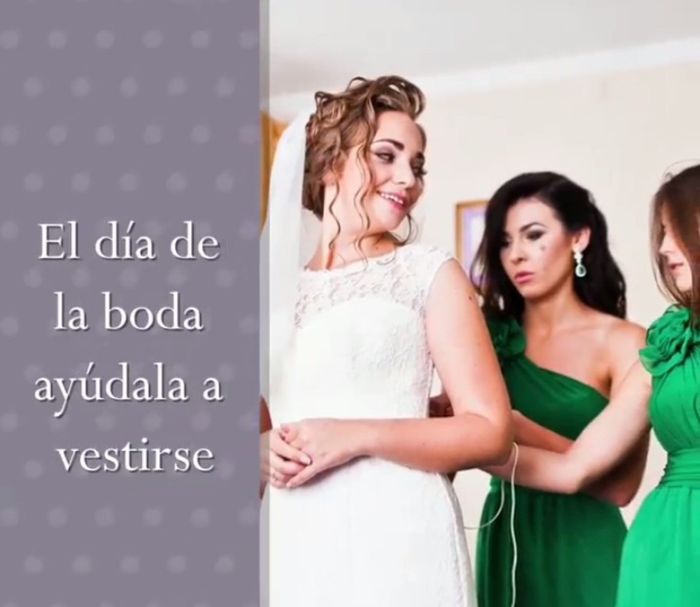 ¿Estás lista para ser una excelente dama de honor? 5