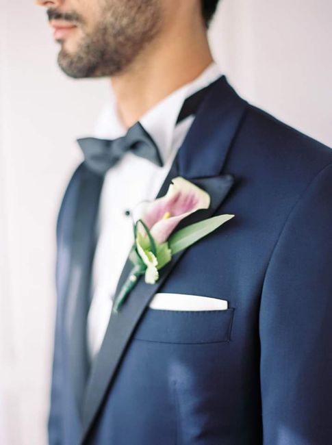 Boutonniere en tonos pastel 2