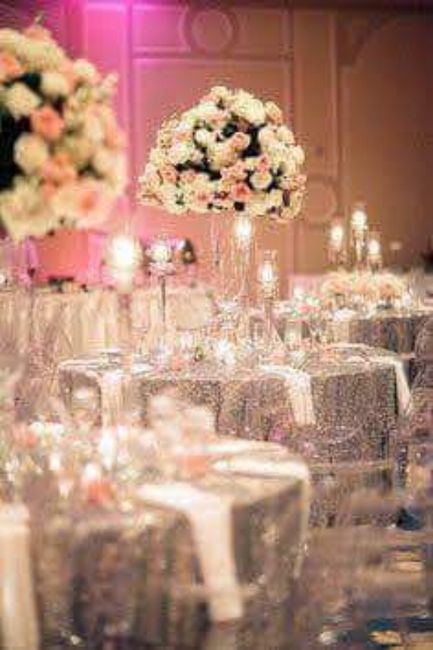 Boda con tonos rosa y plateado 2