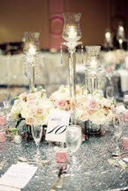 Boda con tonos rosa y plateado 5