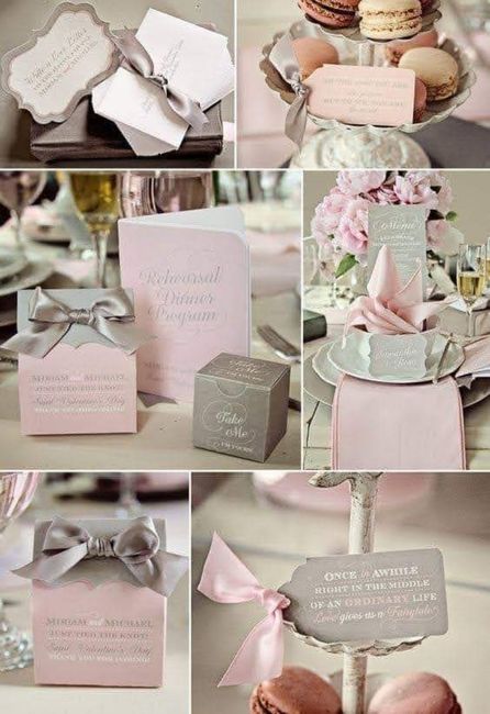 Boda con tonos rosa y plateado 8