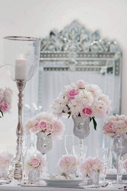 Boda con tonos rosa y plateado 12