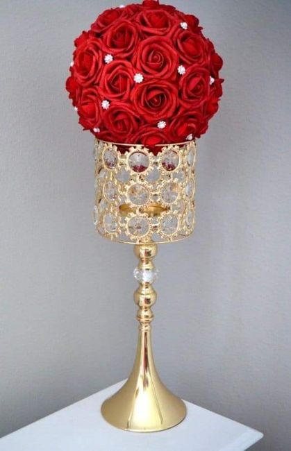 Boda en febrero: centros de mesa 6