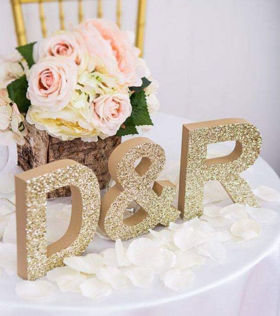 Letras con glitter 1