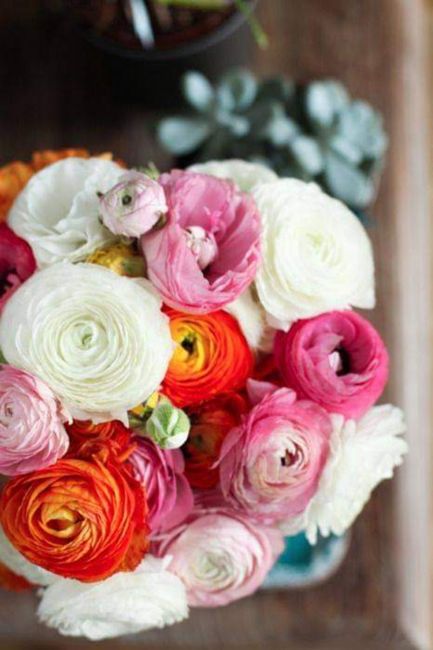 Ranúnculus en tu ramo de novia 3