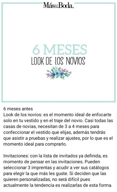 Planea tu boda mes a mes 5