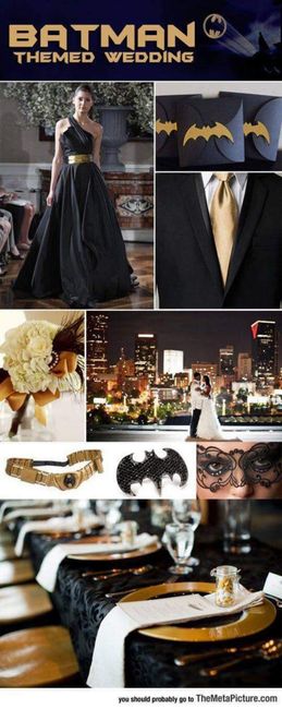 Tu boda con temática de Batman 1